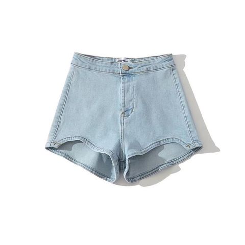 Women's Daily Streetwear Solid Color Shorts Washed Jeans