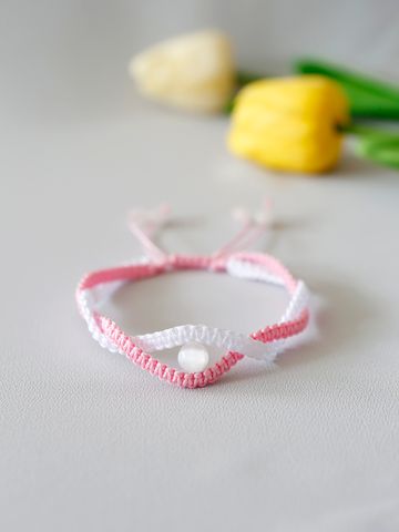 Simple Style Geometric Polyester Opal Handmade Women's Bracelets