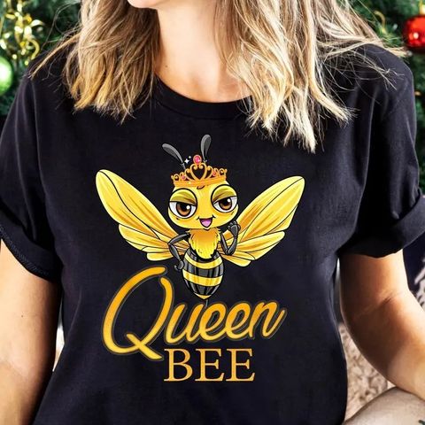 Women's T-shirt Short Sleeve T-Shirts Streetwear Letter Bee