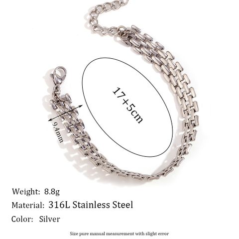 Basic Simple Style Classic Style Solid Color Stainless Steel Plating 18k Gold Plated Women's Necklace