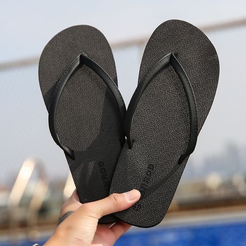 Men's Casual Solid Color Point Toe Flip Flops