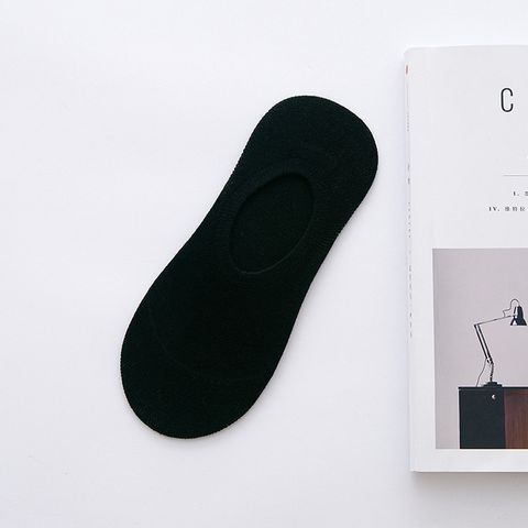 Men's Casual Solid Color Cotton Jacquard Ankle Socks A Pair