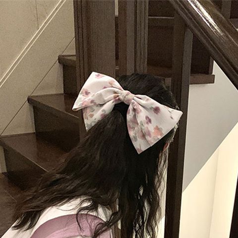 Women's Sweet Simple Style Ditsy Floral Bow Knot Cloth Hair Tie