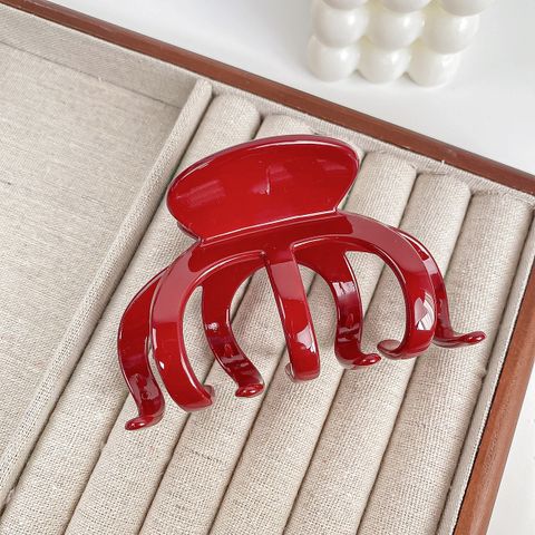 Women's Simple Style Geometric Solid Color PC Hair Claws