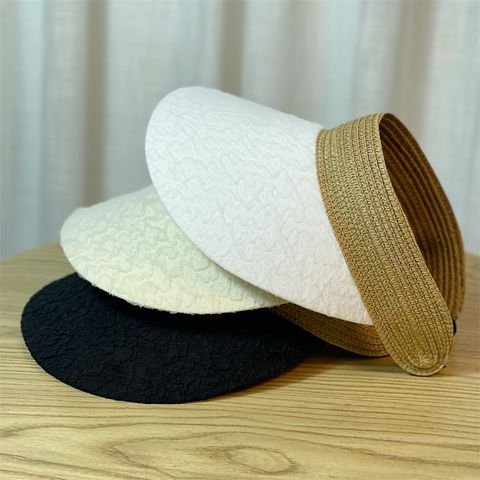 Women's Hawaiian Color Block Big Eaves Sun Hat