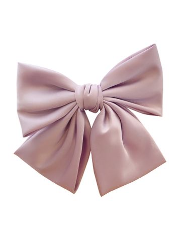 Simple Style Bow Knot Imitation Silk Hair Clip 1 Piece
