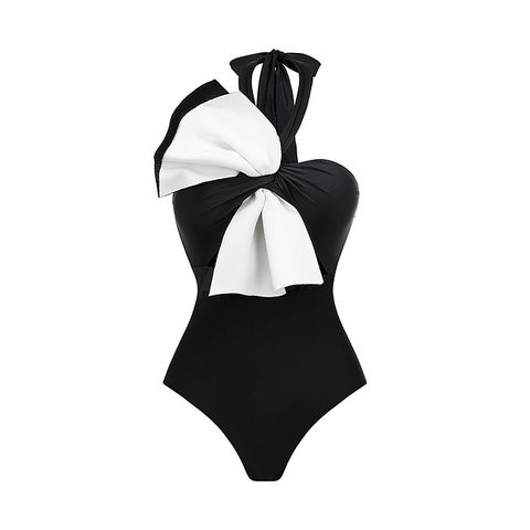 Women's Simple Style Solid Color 2 Pieces One Piece Swimwear