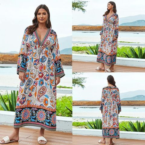 Women's Printing Lady Vacation Cover Ups