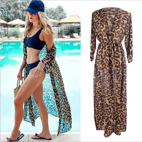 Women's Leopard Vacation Cover Ups
