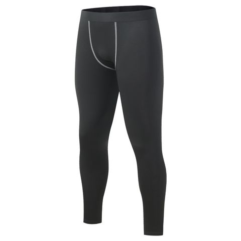 Men's Casual Sports Color Block Polyester Milk Fiber Active Bottoms Casual Pants