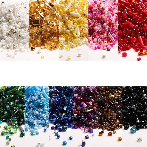 1 Set Diameter 1.8-2.0 Hole Under 1mm Glass Solid Color Beads