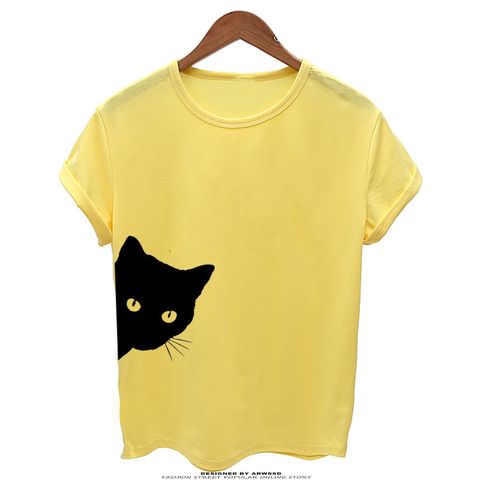 Women's T-shirt Short Sleeve T-Shirts Printing Vacation Classic Style Printing