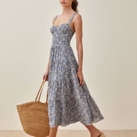 Women's Regular Dress Elegant Strap Sleeveless Ditsy Floral Maxi Long Dress Daily
