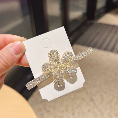 Women's Casual Sweet Flower Bow Knot Alloy Plating Hair Clip
