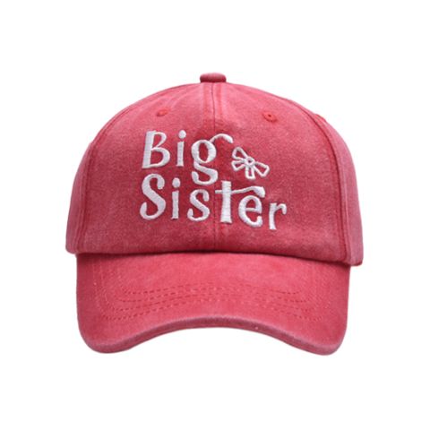 Children Unisex Embroidery Sweet Letter Embroidery Curved Eaves Baseball Cap