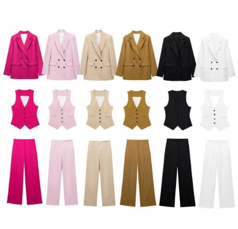 Women's Long Sleeve Blazers Business Classic Style Solid Color
