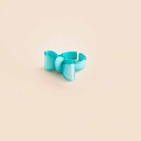 Wholesale Jewelry Cute Bow Knot Plastic Rings