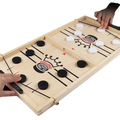 Wooden Playing Chess Two-in-One Board Game Double Battle Toy Parent-Child Interactive Board Game Large Playing Chess Cross-Border