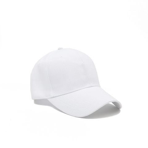 Unisex Simple Style Solid Color Embroidery Side Of Fungus Baseball Cap