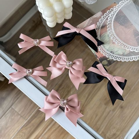 Women's Sweet Simple Style Bow Knot Cloth Hair Clip Hair Tie Brooches