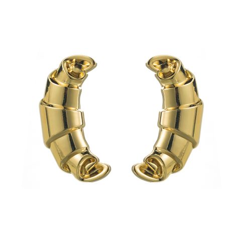 1 Pair Luxurious Horns Plating Alloy Gold Plated Silver Plated Ear Studs