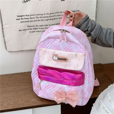 One Size Bow Knot School Kids Backpack