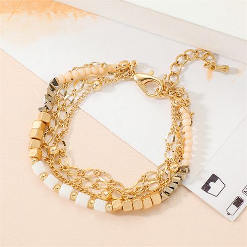 Casual Simple Style Geometric Alloy Women's Bracelets