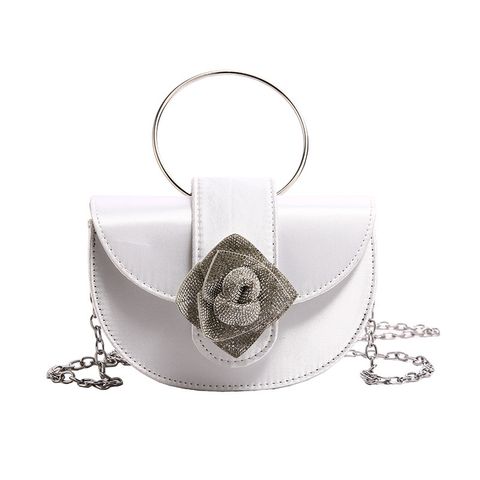 Women's Small All Seasons Nylon Solid Color Streetwear Magnetic Buckle Shoulder Bag Handbag Crossbody Bag