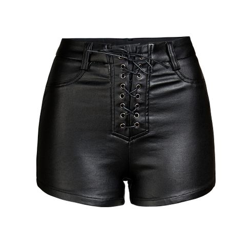 Women's Holiday Daily Streetwear Solid Color Shorts Skinny Pants