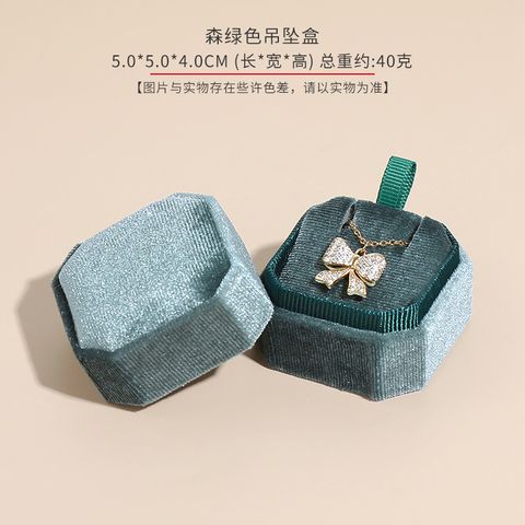 Fashion Solid Color Composite Material Jewelry Boxes 1 Piece