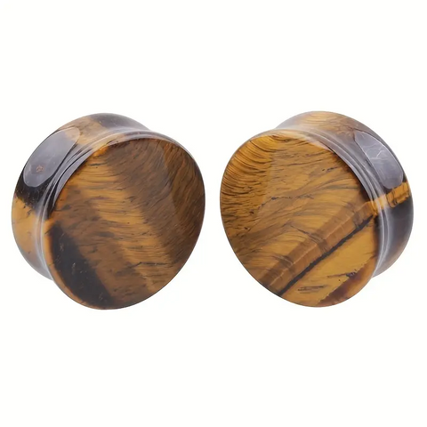 1 Piece Ear Cartilage Rings & Studs Hip-Hop Exaggerated Punk Geometric Tiger Eye Ear Cartilage Rings & Studs