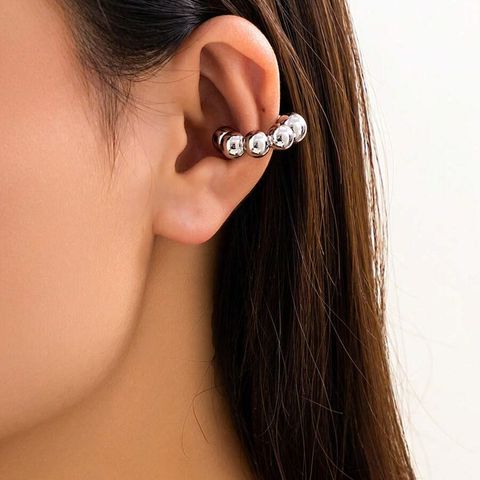 1 Pair IG Style Casual Cool Style Circle Copper White Gold Plated Gold Plated Hoop Earrings
