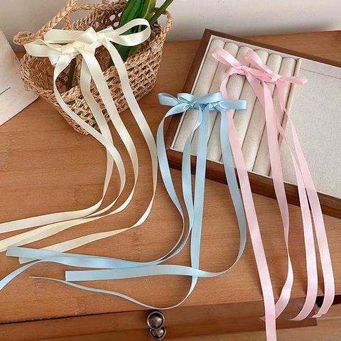 Women's Simple Style Classic Style Bow Knot Cloth Braid Hair Clip