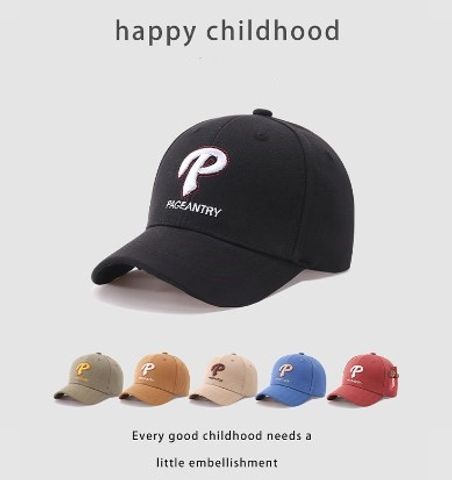 Children Unisex Casual Embroidery Cute Letter Embroidery Baseball Cap