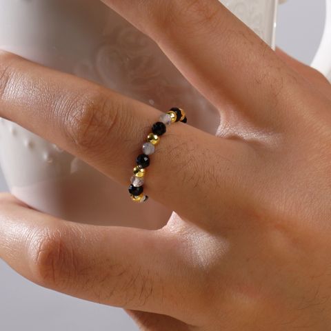 Wholesale Jewelry Vacation Geometric Gem Copper Rings