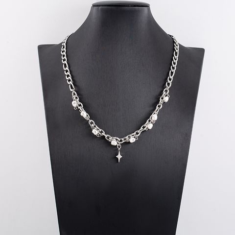 304 Stainless Steel Casual Hip-Hop Cool Style Star Necklace