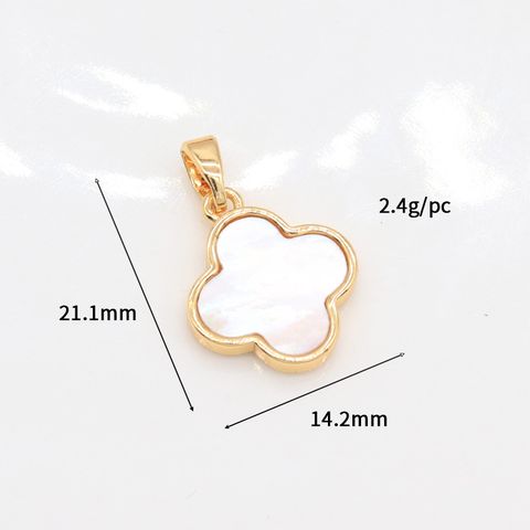 Simple Style Heart Shape Copper Plating Gold Plated Jewelry Accessories