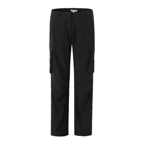 Women's Daily Simple Style Solid Color Full Length Pocket Casual Pants Cargo Pants