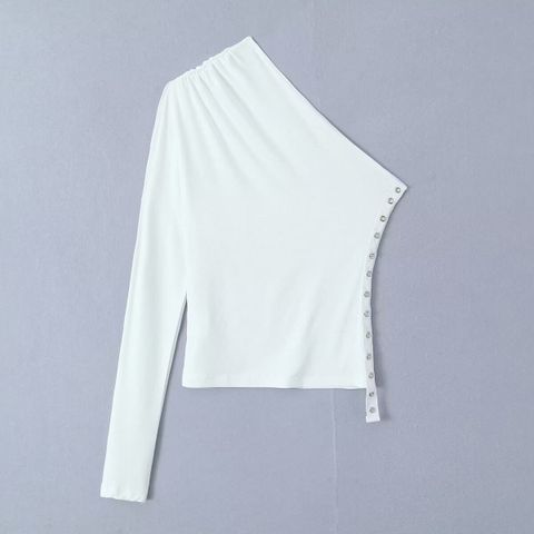 Women's Blouse Long Sleeve Blouses Streetwear Solid Color