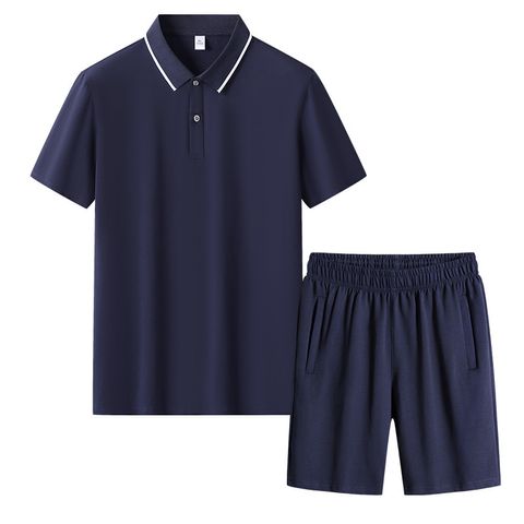 Men's Solid Color Shorts Sets Men's Clothing