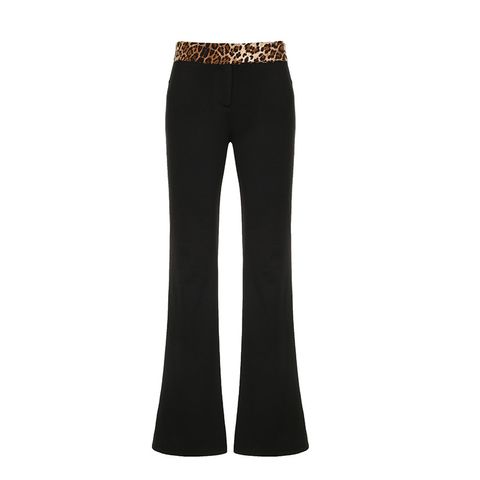 Daily Women's Streetwear Leopard Spandex Polyester Pants Sets Pants Sets