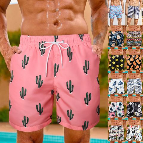 Hommes Cactus Cocotier Fleur Impression Vêtements Pour Hommes