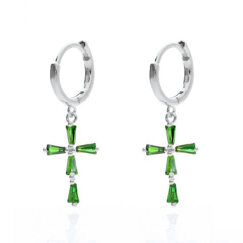 New Diamond Cross Earrings Fashion Earrings