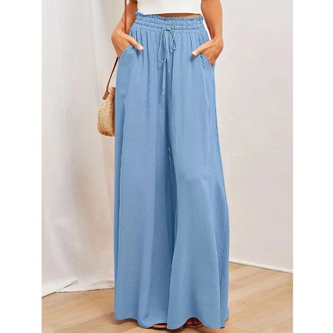 Women's Daily Simple Style Solid Color Full Length Casual Pants
