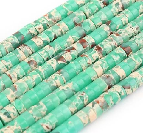 Natural Miscellaneous Stone Spacer Beads 6*3mm Right-angle Round Gasket Jade
