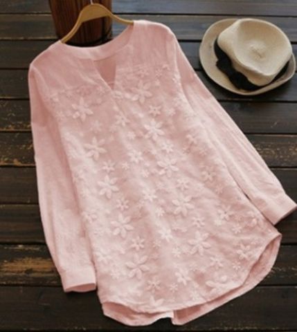 Women's Blouse Long Sleeve Blouses Elegant Solid Color