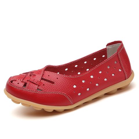 Women's Casual Solid Color Round Toe Flats