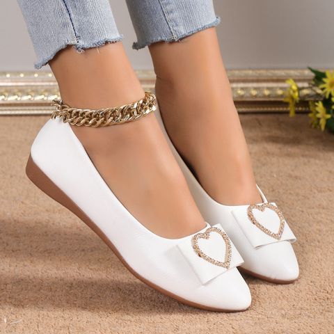 Women's Casual Solid Color Point Toe Flats