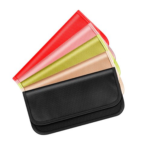 Unisex Solid Color Nylon Velcro Wallets