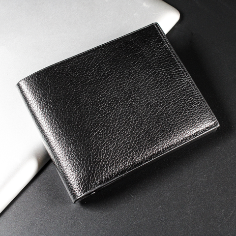 Men's Solid Color Pu Leather Open Wallets